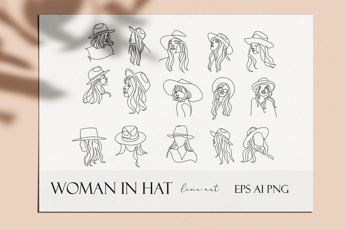 One Line Art Woman Boho, a Person Illustration by velychko.ua (Photo 8 of 8)