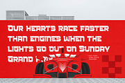 Rocket Track Modern Racing Font, a Sans Serif Font by timelesstype.co (Thumbnail 9 of 20)