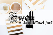 SWELL Eclectic Blackletter Font, a Blackletter Font by Rhonna Designs (Thumbnail 1 of 3)