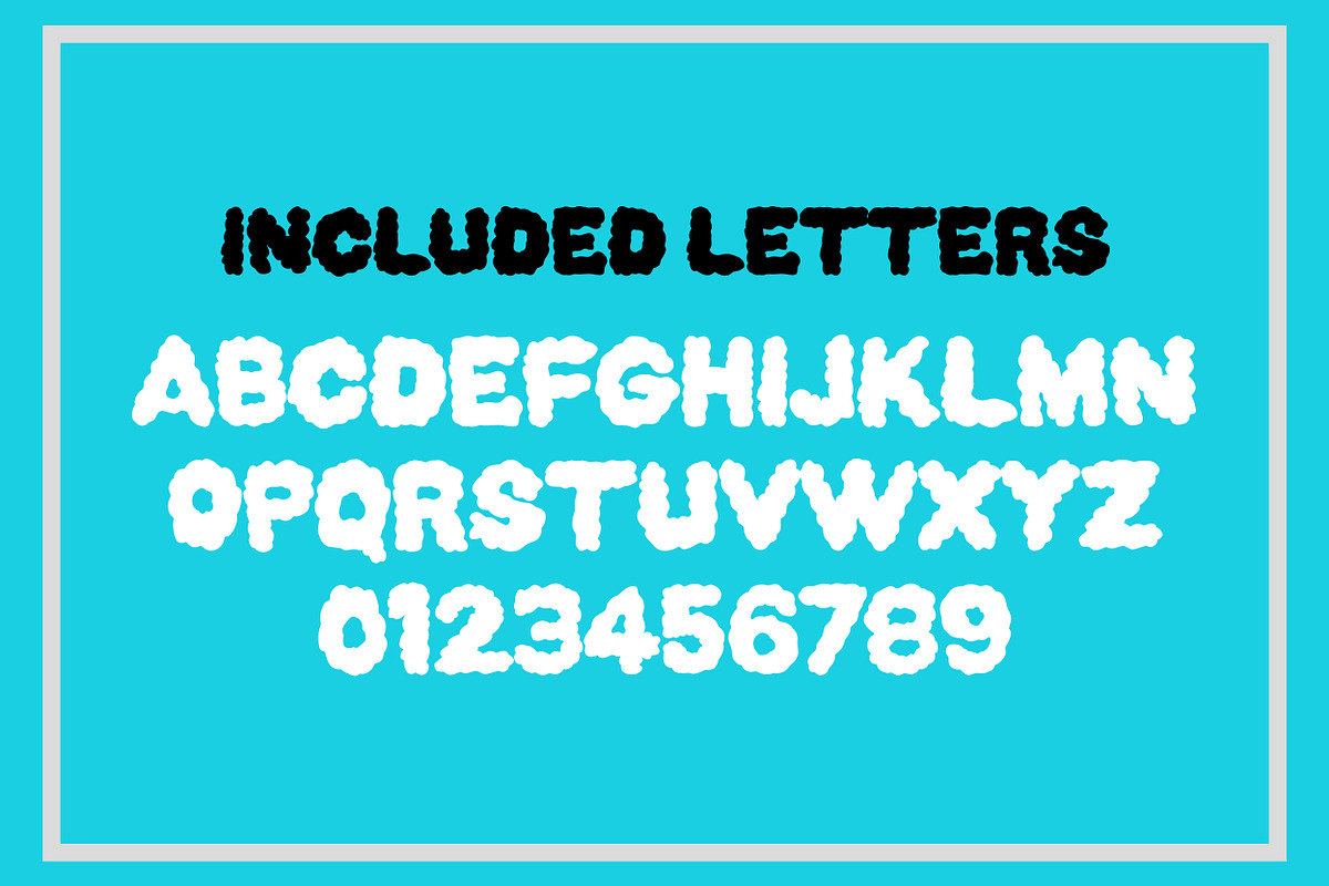 Cloudy Daze - by Milk and Searle, a Sans Serif Font by Milk and Searle (Photo 2 of 6)