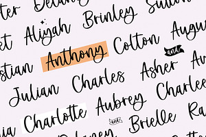 Bethny Charlie - Modern Script Font