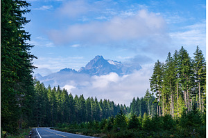 Whitehorse Mountain seen through