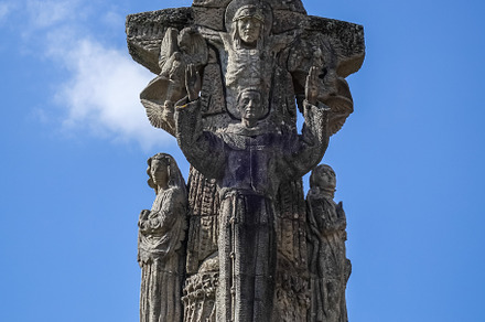 Calvary of Saint Franciscus church, Santiago de Compostela, Gali, an Architecture Photo by GoodGoods