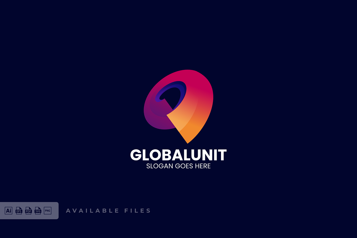 Global Unit Gradient Colorful Logo, a Branding & Logo Template by ivan_artnivora