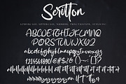 Seritton, a Script Font by pineungtype (Thumbnail 10 of 10)