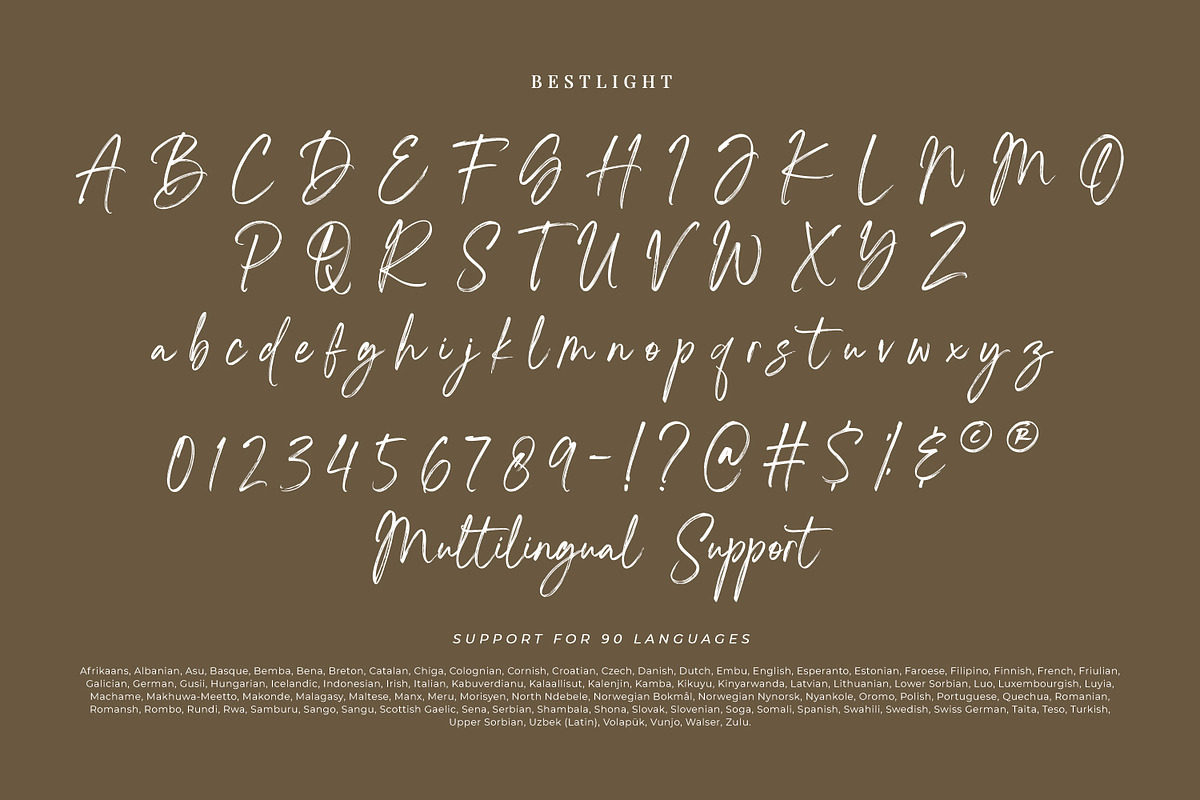 Bestlight, a Handwritten Font by din-studio.com (Photo 7 of 11)