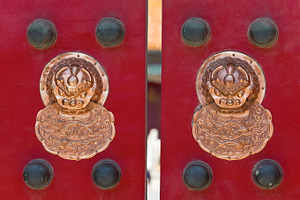 Ancient china knockers, an Architecture Photo by Vector Tradition