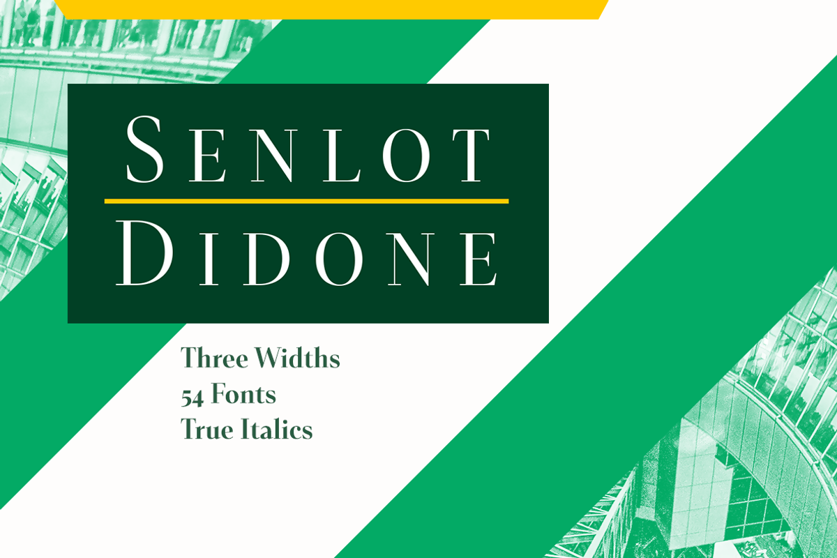 Senlot Didone, a Serif Font by insigne (Photo 1 of 4)