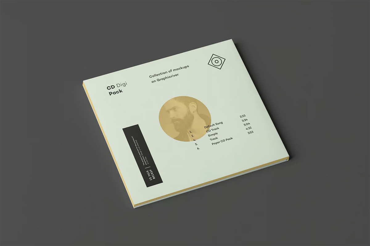 CD Digi Pack Mock-up, a Product Mockup by zippypixelstudio (Photo 8 of 15)