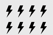 A bold set of lightning bolt icons, an Illustration by Amazin_art (Thumbnail 8 of 13)