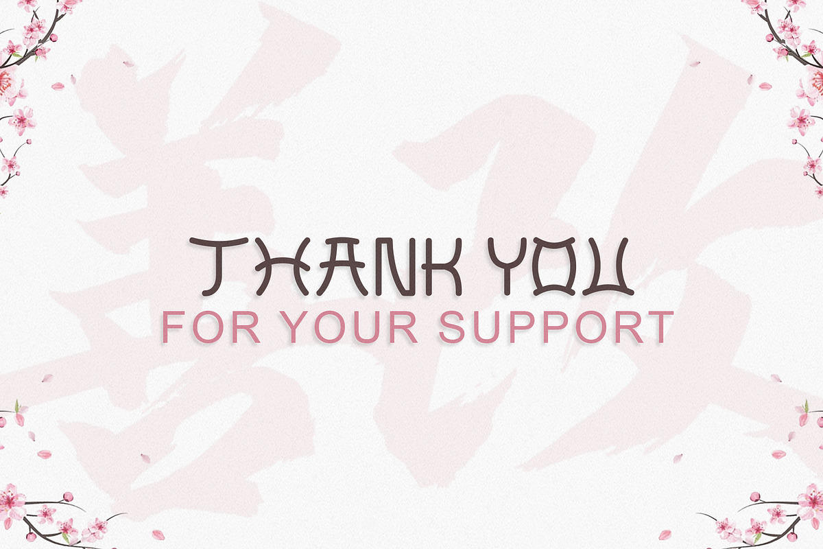 HANAMI – Elegant Japanese Font, a Symbol Font by MEANDSTUDIO (Photo 9 of 9)