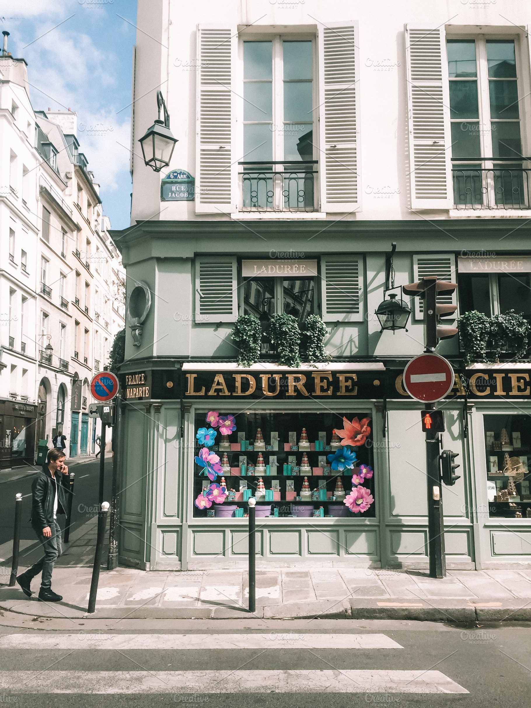Laduree Paris in Saint Germain, a Photo by Peonies & Paris