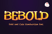 BeBold Handwriting Font, a Handwritten Font by MTK Studio (Thumbnail 1 of 6)