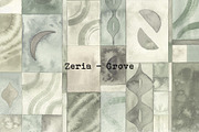 Zeria watercolor abstract wall mural, a Wallpaper Graphic by Timofi Art (Thumbnail 14 of 19)