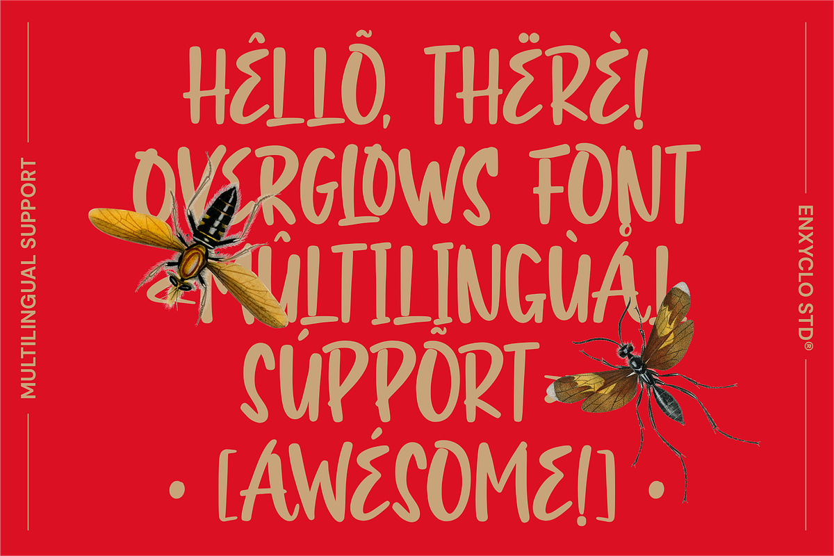 Overglows - Bold Brush Font, a Handwritten Font by Enxyclo Studio (Photo 14 of 14)