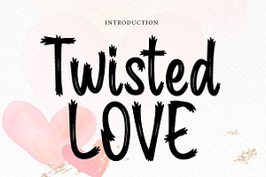 Twisted Love, a Handwritten Font by Wow Magic