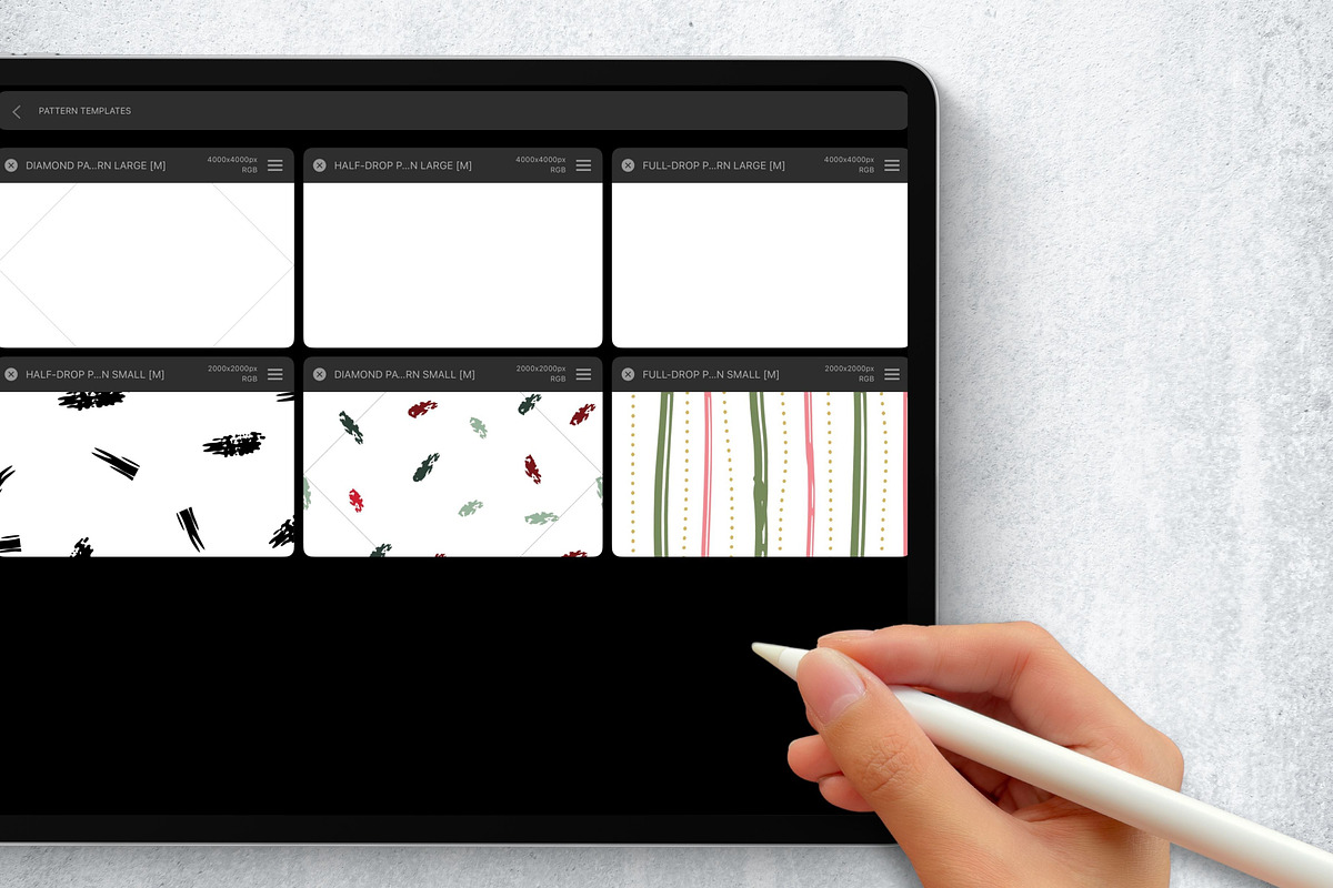 Affinity Designer Pattern Templates, a Pattern Graphic by Roze Prints (Photo 2 of 5)