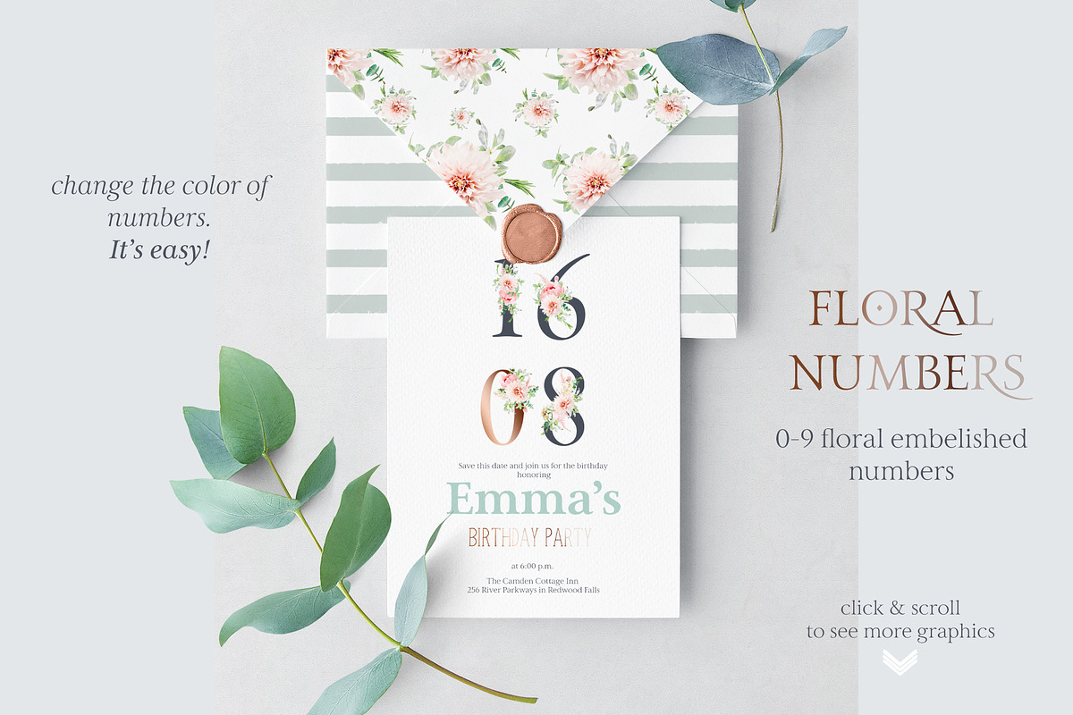 Watercolor Botanical set, an Illustration by TL Design (Photo 4 of 14)