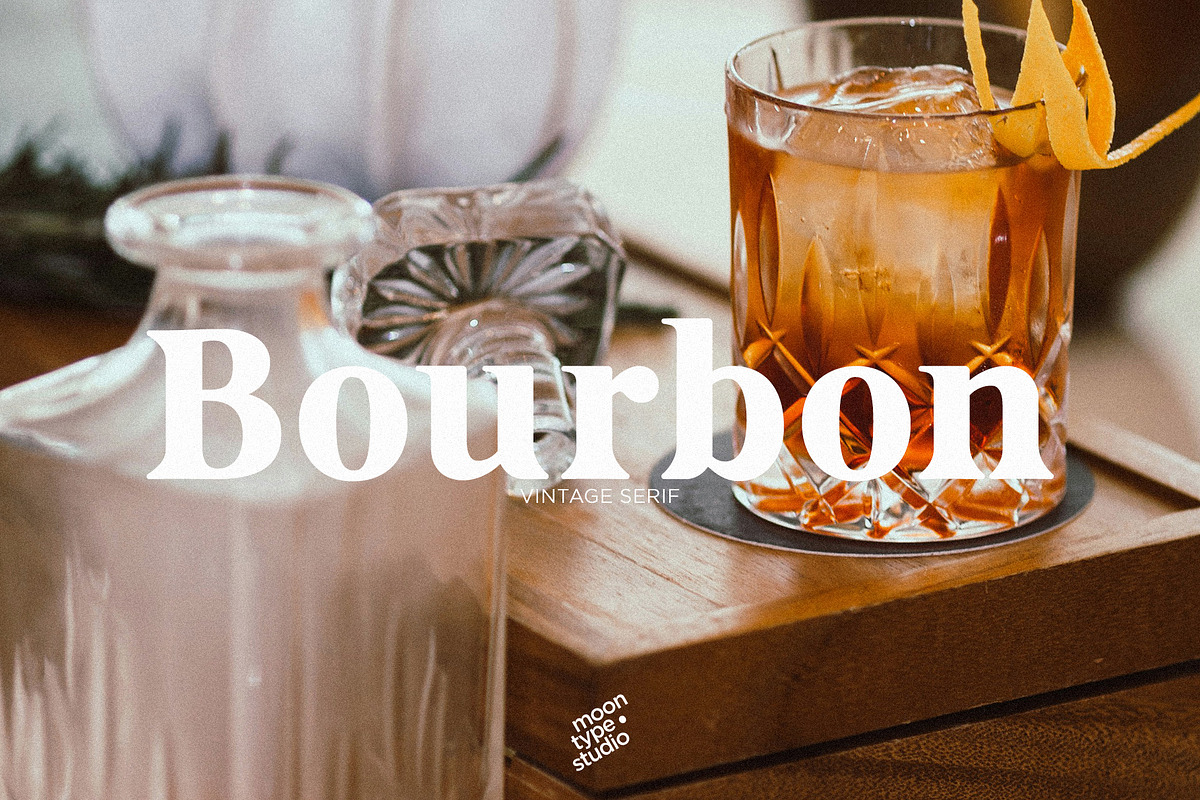 Bourbon - Vintage Serif, a Serif Font by Schrifted Type (Photo 1 of 8)