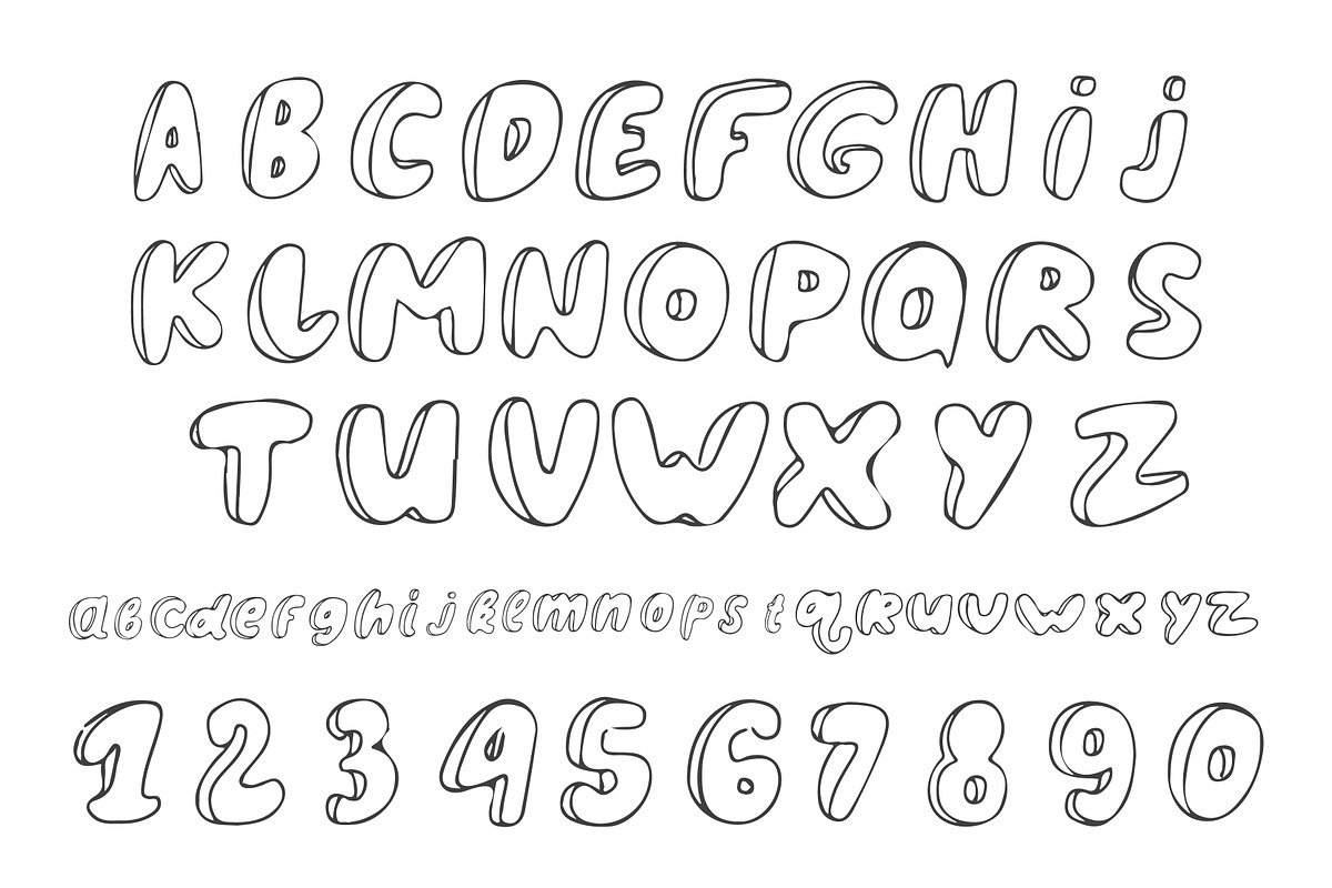 Grafitti Font preview 4