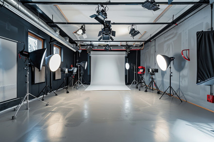 A well-equipped photography studio f, a Photo by Tanuart