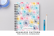Colorful Floral Seamless Pattern PNG, an Illustration by Anca Digital Vibe (Thumbnail 2 of 3)