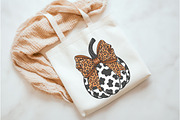 Coquette Cow Print Pumpkin PNG, an Illustration by Watercolor design (Thumbnail 3 of 3)
