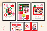 Festive Christmas Photo Cards, a Card Template by Vynetta (Thumbnail 5 of 5)
