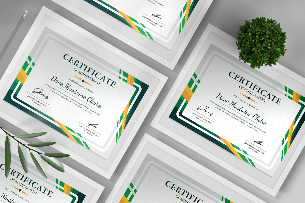 Xendara Certificate Landscape, a Print Template by SquidPixey (Photo 4 of 5)