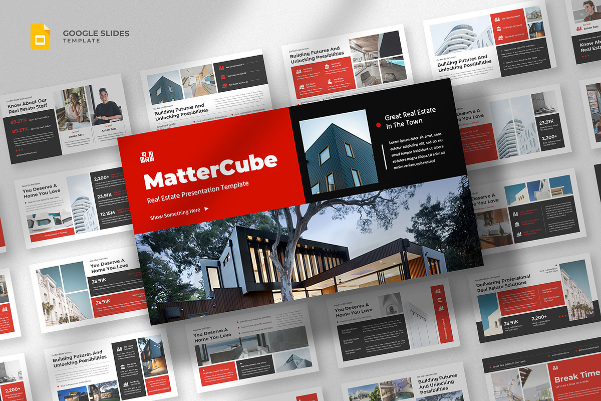 Real Estate Google Slides Template, a Presentation Template by fluffstudio (Photo 1 of 4)