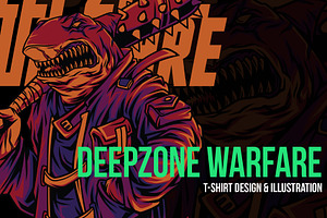 Deepzone Warfare Mutant Illustration