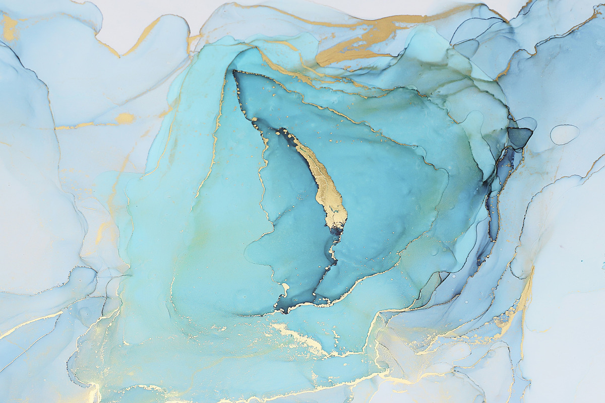 Blue Pastel Ink Textures, a Texture Graphic by Anntuan (Photo 8 of 9)
