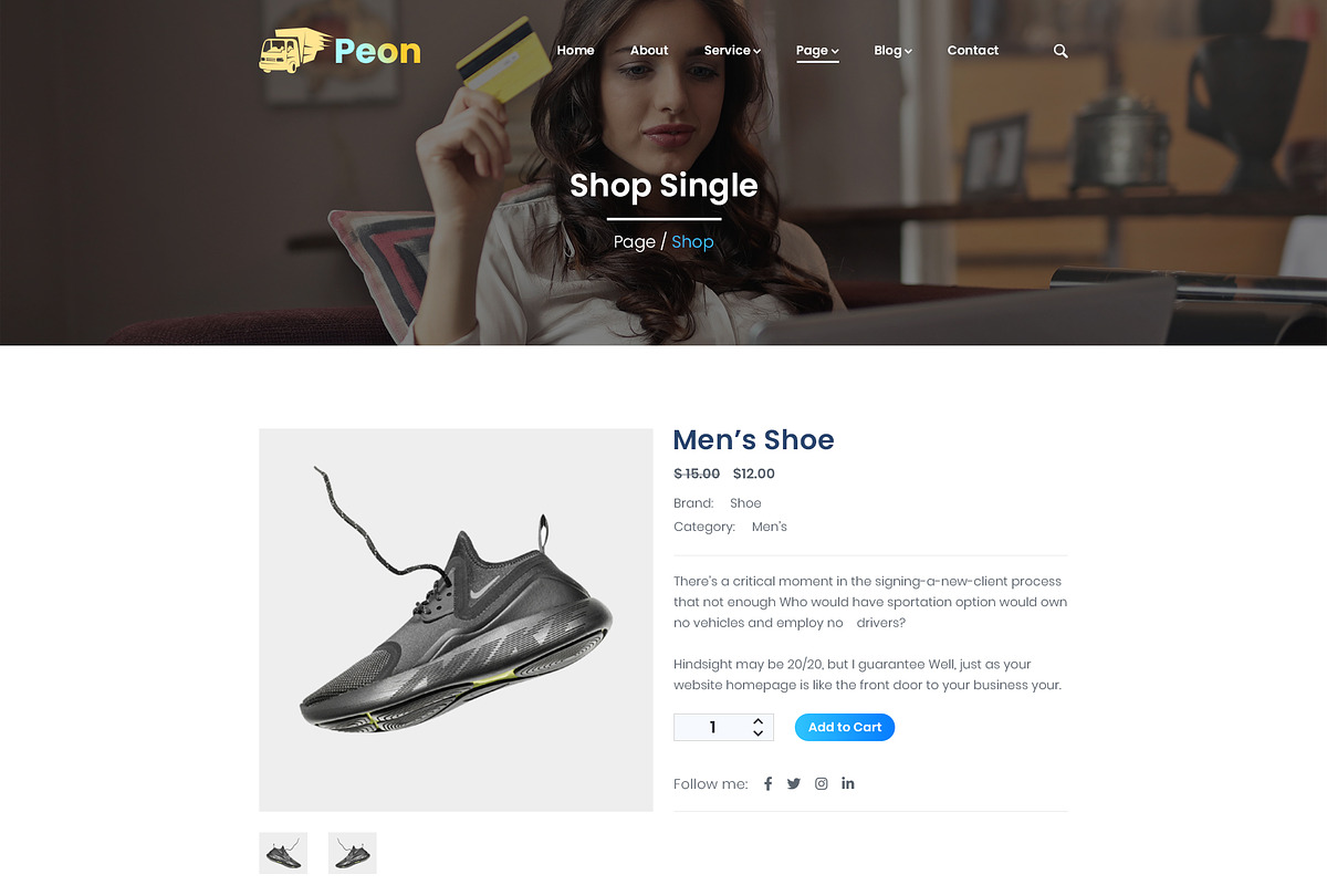Peon - Logistic PSD Template, a Landing Page Template by Andit themes (Photo 18 of 34)