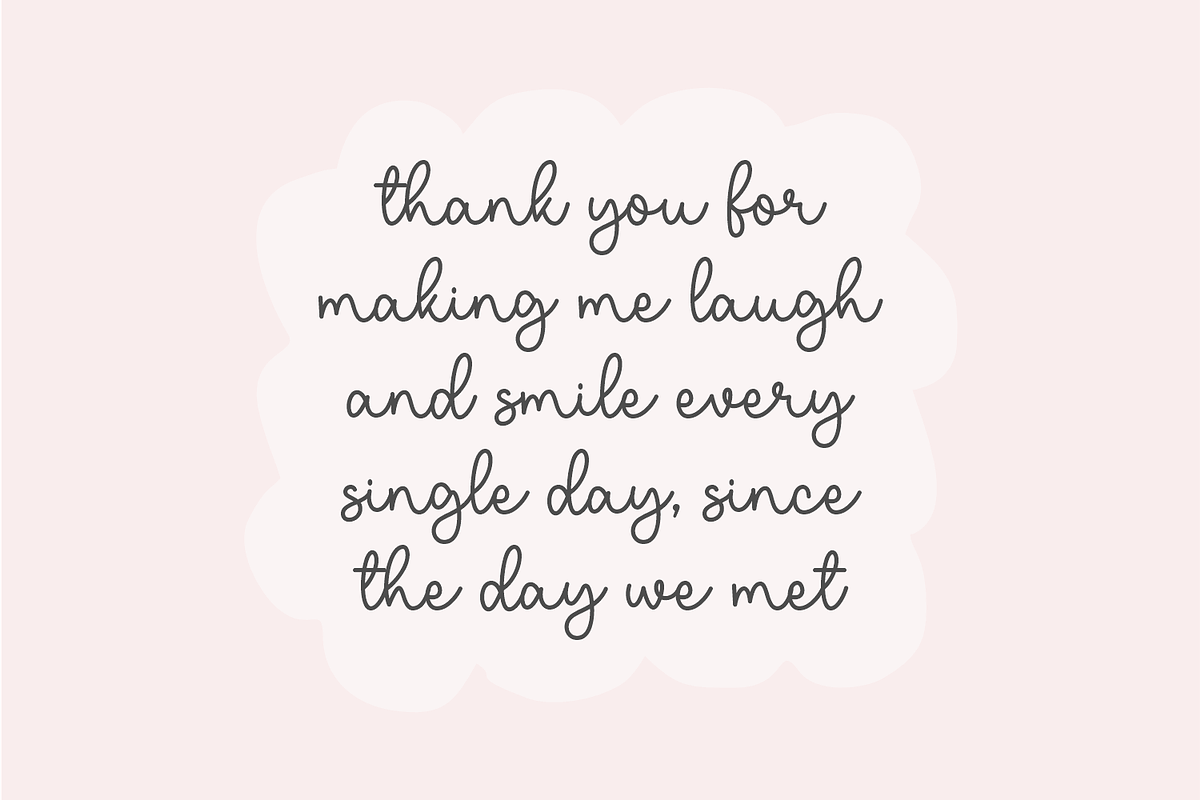 Charming Valentines - Script Font, a Handwritten Font by Keithzo (Photo 7 of 7)