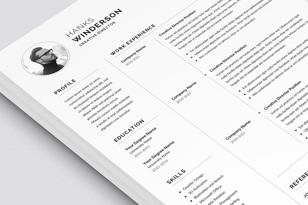 Resume/CV, a Resume Template by Orcshape Studio (Photo 5 of 5)