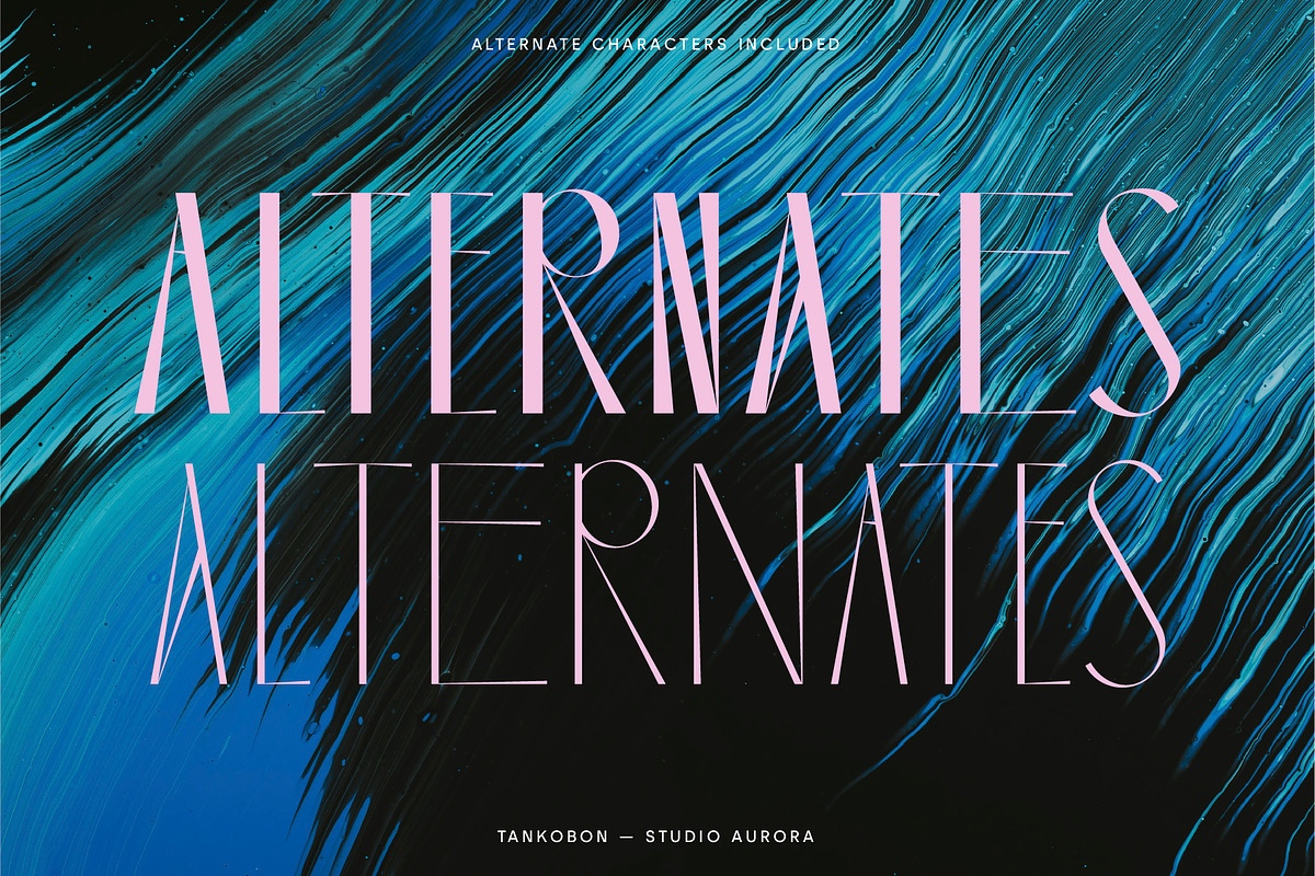 Tankobon – Angular Display Font, a Sans Serif Font by Studio Aurora (Photo 9 of 13)