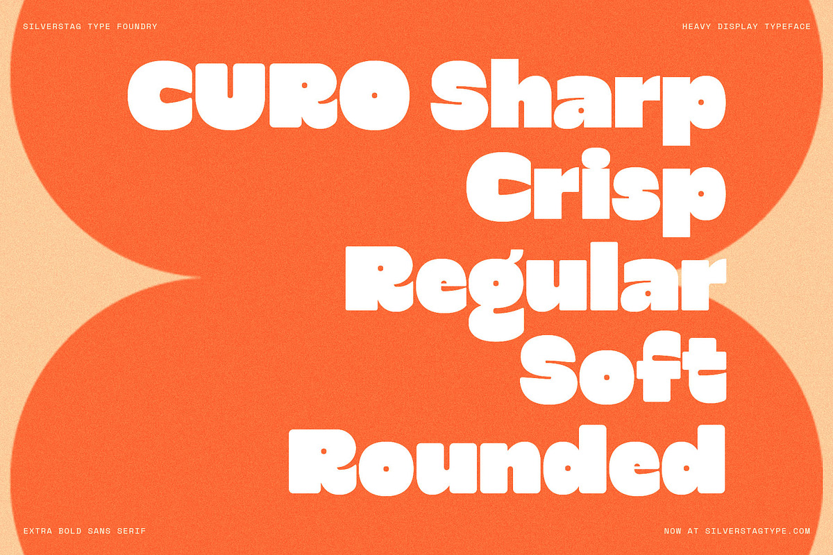SLTF Curo - Heavy Display Typeface, a Sans Serif Font by SilverStag Type Foundry (Photo 9 of 20)