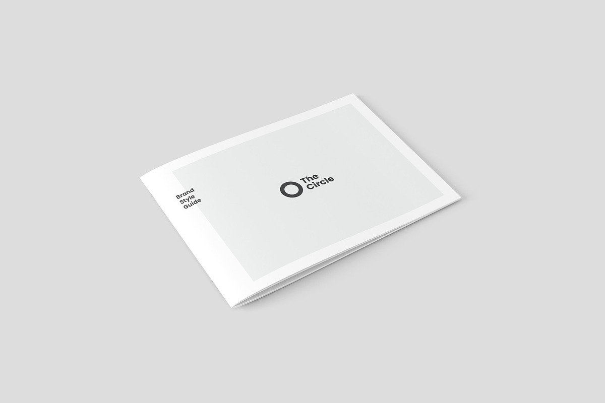 A5 Minimal Brand Style Guide, a Brochure Template by Meenom Templates (Photo 1 of 9)