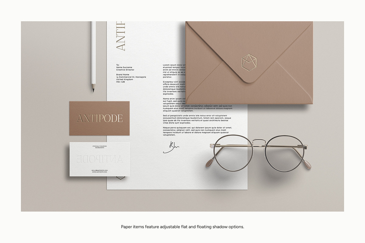 Stationery Mockup Scene Creator, a Books & Magazine Mockup by Wildfield Studio (Photo 5 of 17)