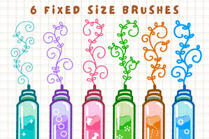 16 Pudding Procreate Brushes