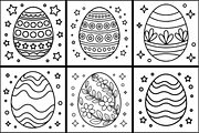 Bold & Easy Easter Egg Coloring Book, a Seasonal Illustration by Design Station (Thumbnail 2 of 3)