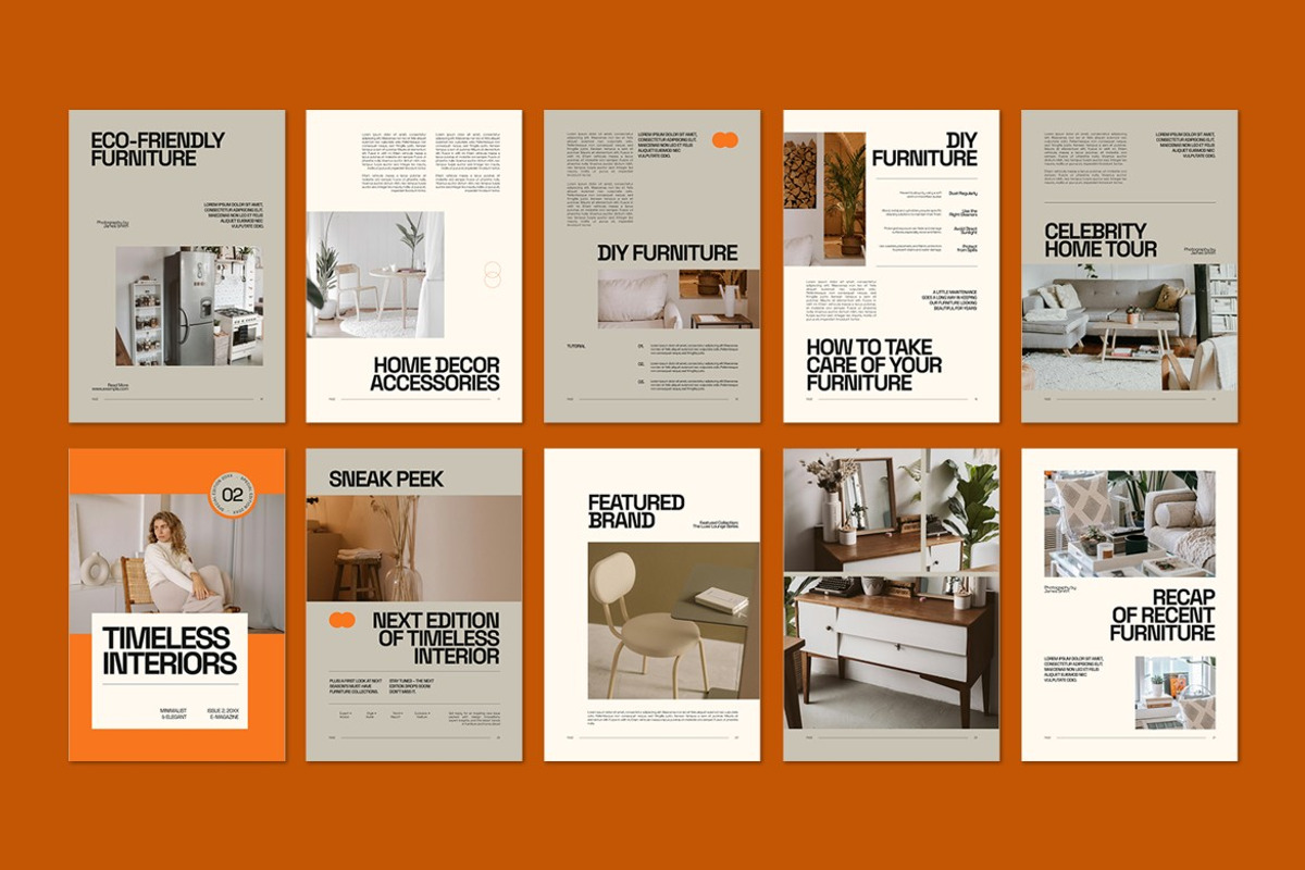 Orange Furniture E-Magazine, a Templates & Theme by graphicook (Photo 5 of 5)