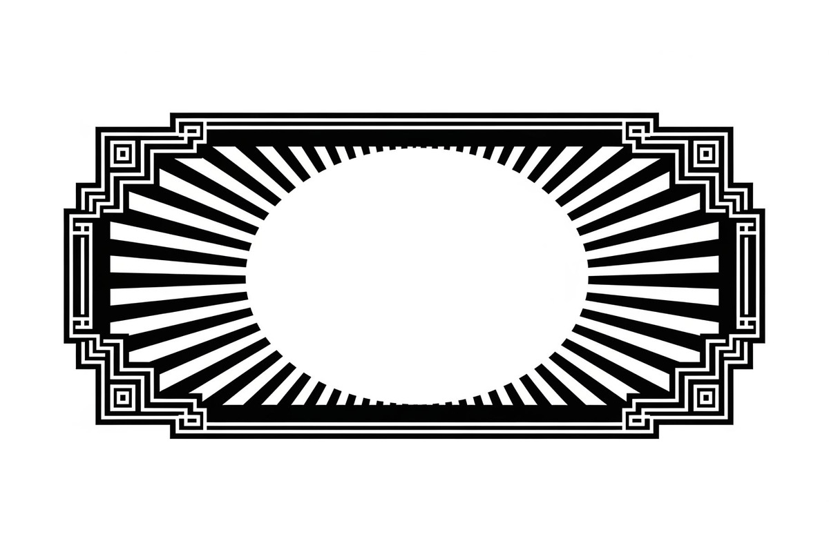 Art Deco Frame SVG Bundle, an Illustration by Creativeshirt (Photo 2 of 31)