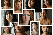 50 Diverse Women Face Stock Images, a Photo by pixelonix (Thumbnail 3 of 3)
