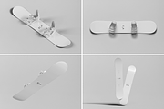 Snowboard Mock-up, a Merchandise Mockup by BLISS DESIGN (Thumbnail 2 of 4)