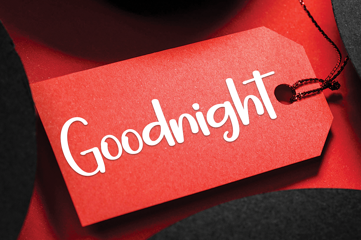 Midnight | Script Font, a Handwritten Font by Scratchones (Photo 4 of 8)