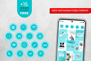 Pet Shop & Pet Care Social Media Kit, a Social Media Template by Gomes Web (Thumbnail 5 of 5)