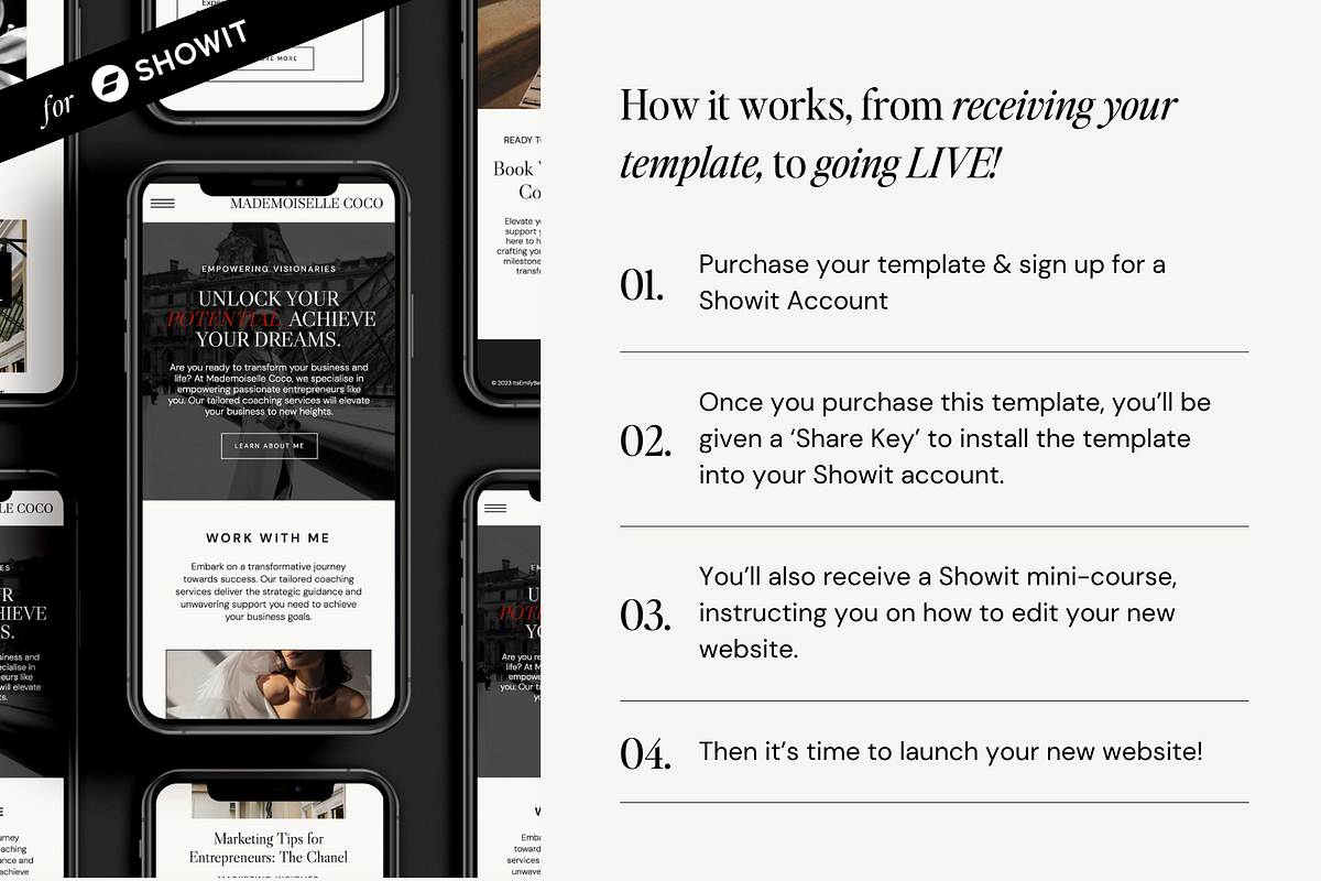Service Provider Website Template, a Websites & App Template by Emily Betts (Photo 4 of 6)