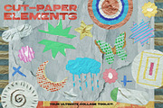 Cut‑Paper Elements: 700+ PNG Kit, an Object Graphic by Megan Aili Designs (Thumbnail 8 of 15)