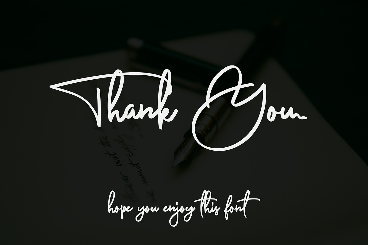 Anderfont - a Signature Font, a Script Font by alphArtype (Photo 11 of 11)